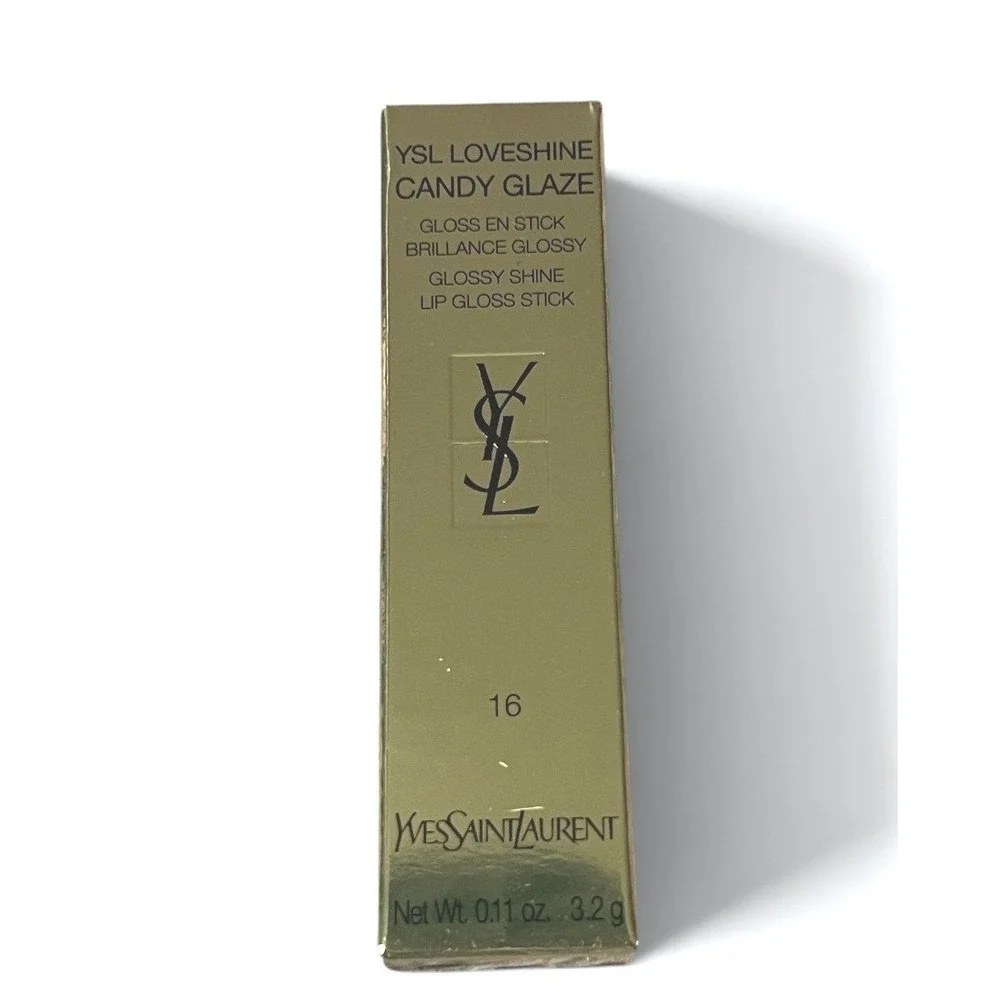 YSL Loveshine Candy Glaze Lip Gloss Stick 16 Watermelon High New In Box